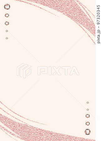 お洒落なキラキララインフレーム素材 お洒落なキラキララインフレーム素材 97320345