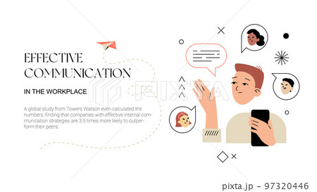 Effective Communication Banner Template 97320446