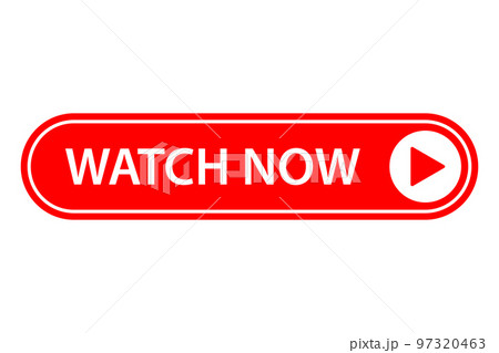 Watch now button icon vector play video button sign Watch now buttons. Play video button for graphic design, logo, web site, social media, mobile app, ui illustration 97320463