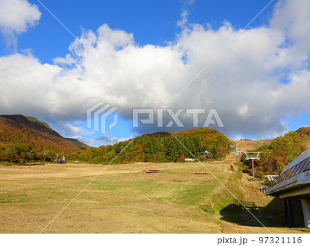 蔵王ライザワールド 坊平高原 蔵王 紅葉 黄葉 蔵王ライザワールド 坊平高原 蔵王 紅葉 黄葉 97321116