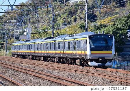 東海道本線　二宮ー大磯　JR東日本　E233系8000番台　N10編成（鎌倉） 97321187