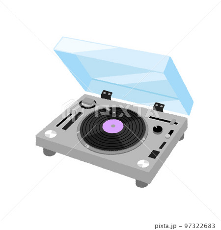 レコードプレーヤーのイラスト 97322683