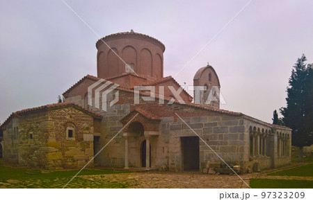 Extrior view to Church of Saint Mary in Apollonia, Fier, Albania 97323209