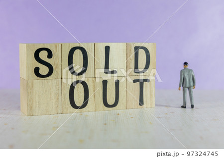 文字ブロック　SOLD OUT 97324745