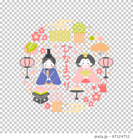 Hinamatsuri icon illustration Hinamatsuri icon illustration 97324752