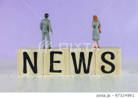 文字ブロック NEWS 文字ブロック NEWS 97324961