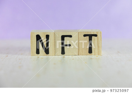 文字ブロック　NFT 非代替性トークン 97325097