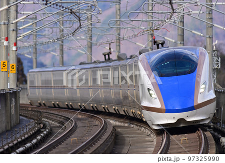 上越新幹線　上毛高原ー高崎　JR東日本　E7系　F26編成（新潟）　とき　たにがわ 97325990