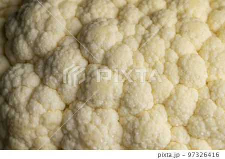 Cauliflower close up during cooking Cauliflower close up during cooking 97326416