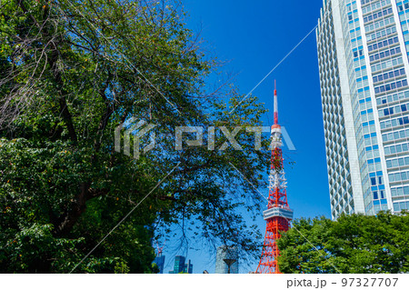 【東京の都市風景】芝公園周辺の都市風景 【東京の都市風景】芝公園周辺の都市風景 97327707