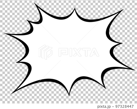 爆炸氣球（黑線、白漆） 97328447