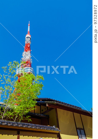 【東京の都市風景】東京タワー周辺の都市風景 【東京の都市風景】東京タワー周辺の都市風景 97328972