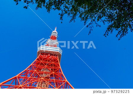 【東京の都市風景】東京タワー周辺の都市風景 【東京の都市風景】東京タワー周辺の都市風景 97329225