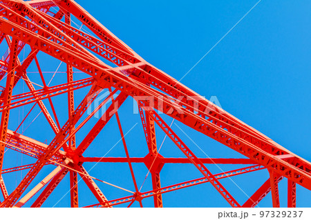 【東京の都市風景】東京タワー周辺の都市風景 【東京の都市風景】東京タワー周辺の都市風景 97329237