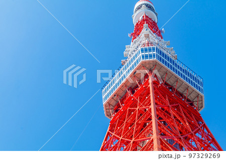【東京の都市風景】東京タワー周辺の都市風景 【東京の都市風景】東京タワー周辺の都市風景 97329269