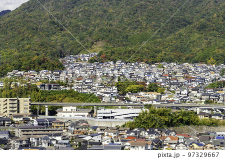 広島市安佐南区の住宅街　広島県広島市 97329667