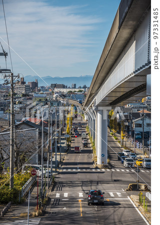 《愛知県》名古屋都市風景 守山区の風景 名古屋ガイドウェイバス ゆとりーとライン 《愛知県》名古屋都市風景 守山区の風景 名古屋ガイドウェイバス ゆとりーとライン 97331485