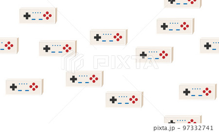 Seamless pattern endless with game console...のイラスト素材 [97332741] - PIXTA