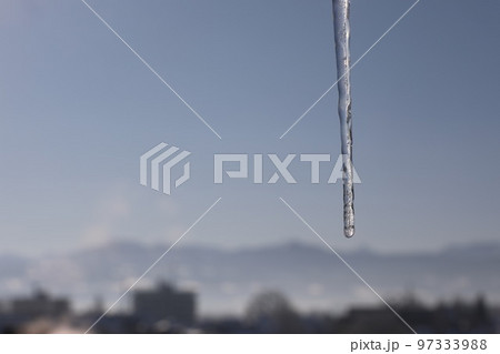 icicles are melting in colorful light icicles are melting in colorful light 97333988