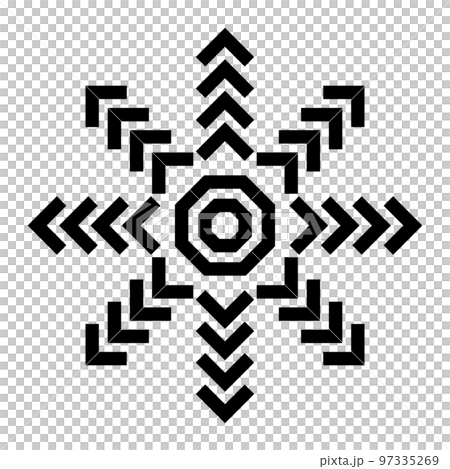 snowflakes. Crystal of snow. winter. vector. snowflakes. Crystal of snow. winter. vector. 97335269