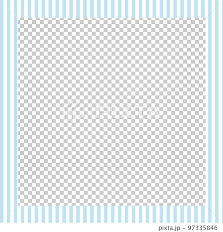 simple blue stripe square frame material 97335846