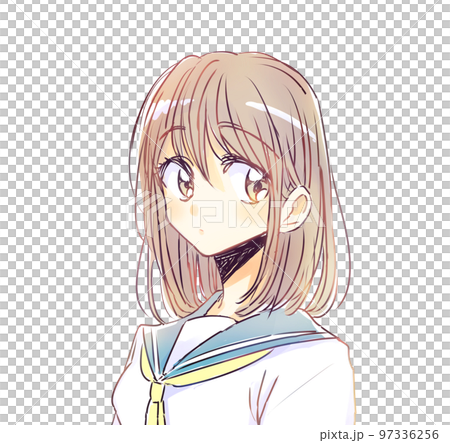 ゆるい女子学生 茶髪 ゆるい女子学生 茶髪 97336256
