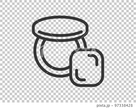 ファンデーションアイコンのイラスト 97338428