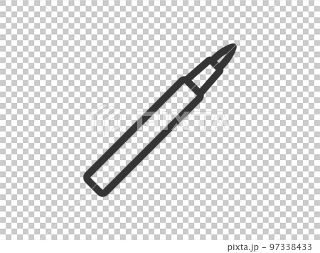 アイライナーアイコンのイラスト 97338433
