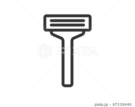 T字剃刀アイコンのイラスト 97338440