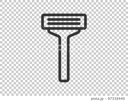 T字剃刀アイコンのイラスト 97338440