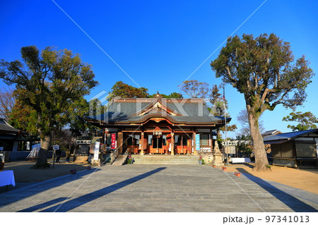 【兵庫県】晴天の赤穂大石神社（赤穂城） 97341013