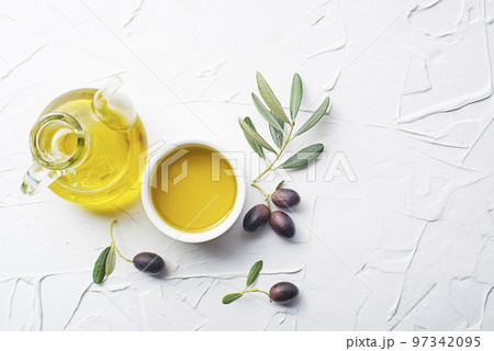 Olive oil background Olive oil background 97342095
