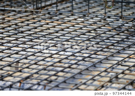 基礎工事　土間配筋 97344144