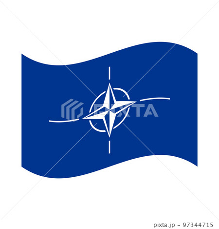 North Atlantic Treaty Organisation flag. 97344715
