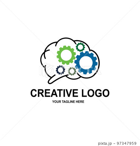 human intelligence brain logo vector design human intelligence brain logo vector design 97347959