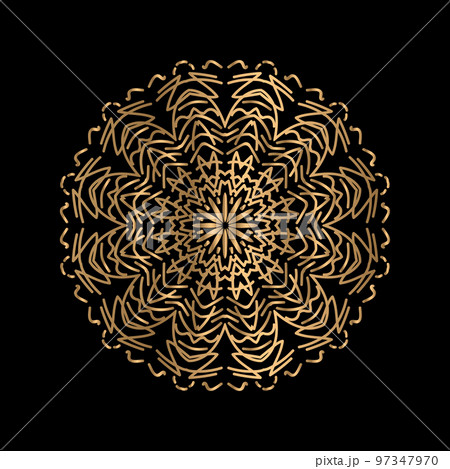 Mandala Flower Art Logo Background Design Mandala Flower Art Logo Background Design 97347970