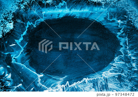 Christmas background with frozen pattern 97348472