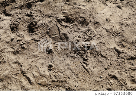 砂場の足跡 97353680