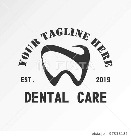 dental, teeth, tooth treatment in classic image graphic icon logo design abstract concept vector stock. Can be used as a symbol related to health. dental, teeth, tooth treatment in classic image graphic icon logo design abstract concept vector stock. Can be used as a symbol related to health. 97358185