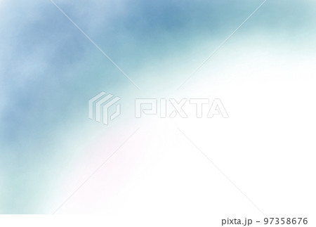 青　和紙　水彩　背景 97358676