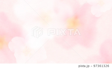 ほわほわした桜の背景 ほわほわした桜の背景 97361326