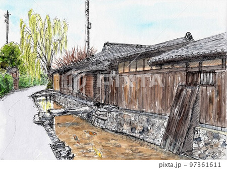 萩・藍場川 97361611