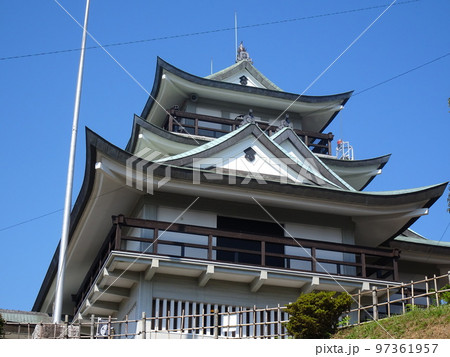 小牧山城 天守(愛知県小牧市)2022年10月 小牧山城 天守(愛知県小牧市)2022年10月 97361957