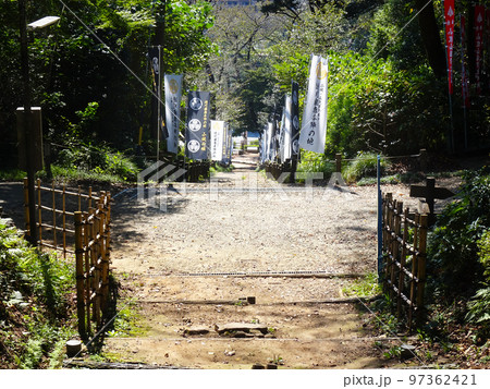 小牧山城 天守までの階段歩道(愛知県小牧市)2022年10月 小牧山城 天守までの階段歩道(愛知県小牧市)2022年10月 97362421