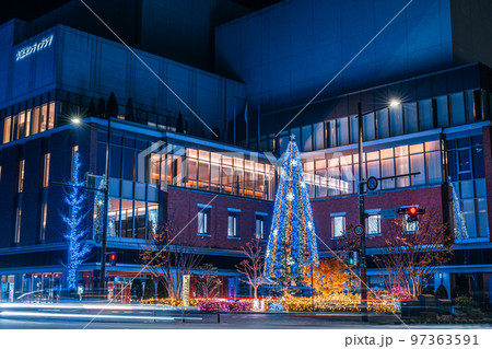 福岡県久留米市の街灯イルミネーション 福岡県久留米市の街灯イルミネーション 97363591