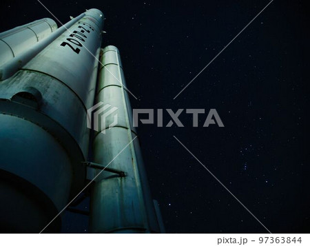 錦江湾公園のロケットとオリオン座 錦江湾公園のロケットとオリオン座 97363844