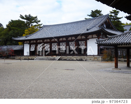 法隆寺 大講堂 (奈良県生駒郡斑鳩町法隆寺山内) 2022年11月 法隆寺 大講堂 (奈良県生駒郡斑鳩町法隆寺山内) 2022年11月 97364723