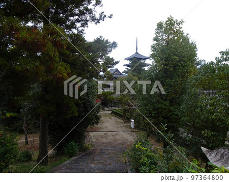 法隆寺 五重塔 (奈良県生駒郡斑鳩町法隆寺山内) 2022年11月 法隆寺 五重塔 (奈良県生駒郡斑鳩町法隆寺山内) 2022年11月 97364800