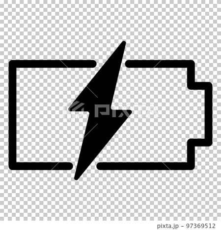 これは充電のアイコンのイラストです。 97369512