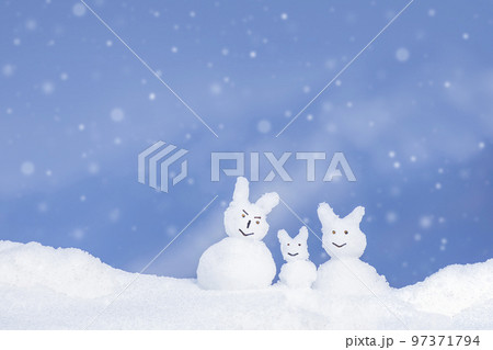 雪うさぎ 97371794